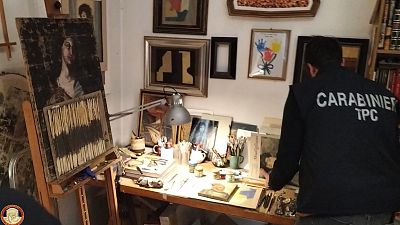 Italian police uncover secret art forgery workshop in Rome