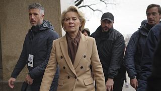 This is the ninth visit to Kyiv of Ursula von der Leyen since Russia launched the full-scale invasion.