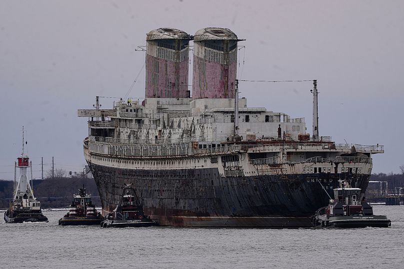 The SS United States is set to become the world's largest artificial reef off the coast of Florida. 