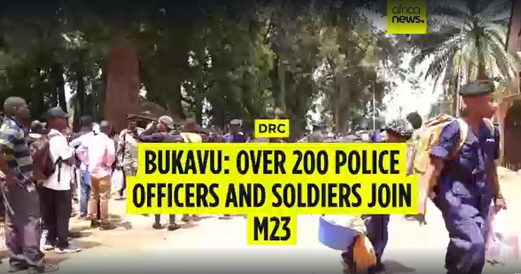 Bukavu: Over 200 Police Officers and Soldiers Join M23 Bukavu: Over 200 Police Officers and Soldiers Join M23