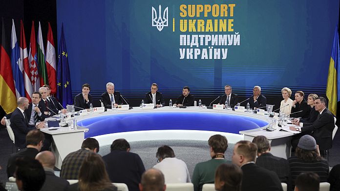 Ucraina, leader europei a Kiev: Ue pronta all'adesione dell'Ucraina come garanzia di sicurezza