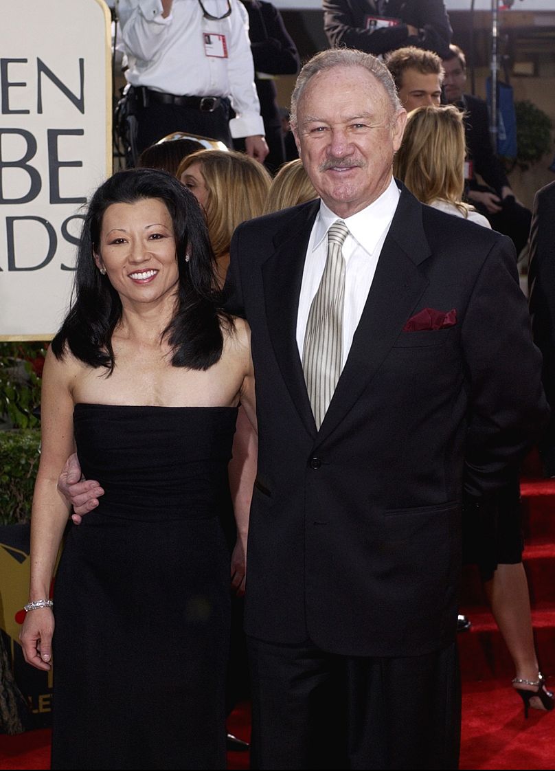 Gene Hackman and his wife Betsy Arakawa - 60th Annual Golden Globe Awards - 19 January 2003