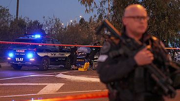 Cena do atropelamento em Israel