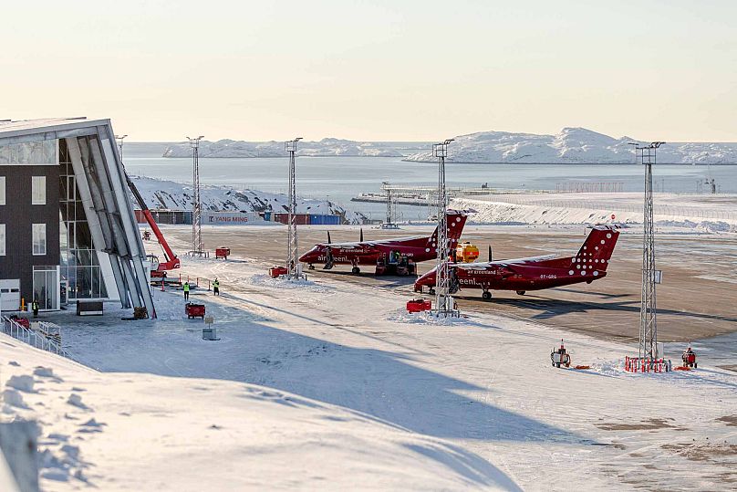 O novo aeroporto de Nuuk tornou a capital mais acessível do que nunca.