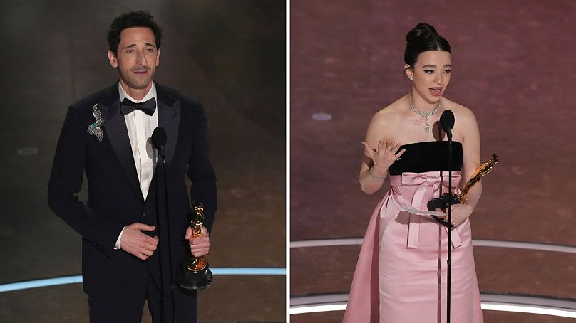 Adrien Brody e Mikey Madison venceram prémios de Melhor Ator e Melhor Atriz, respetivamente