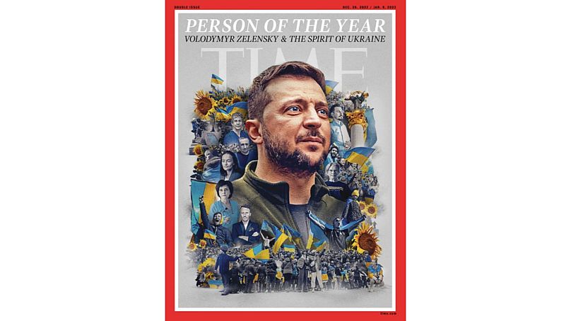 Zelenskyy and the Spirit of Ukraine were named Time's Person of the Year in 2022