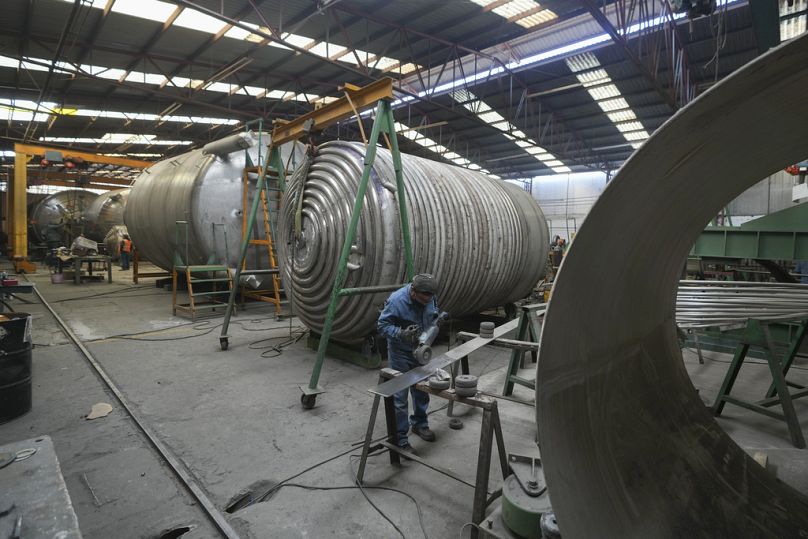 یک کارخانه تولید فولاد در مکزیکوسیتی