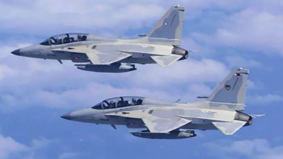 Philippine fighter jet and two pilots missing after rebel mission