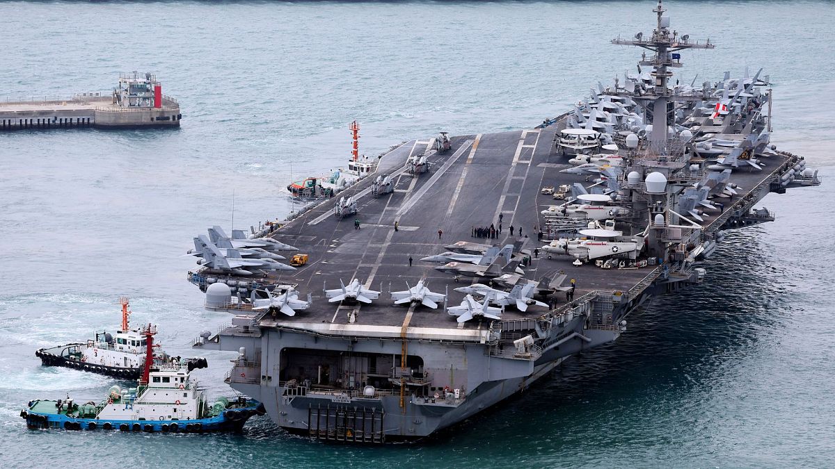 Kim Jong-un’s sister threatens retaliation over US aircraft carrier in South Korea