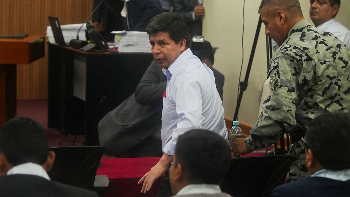 Former Peruvian President Pedro Castillo goes on trial over failed bid to dissolve parliament
