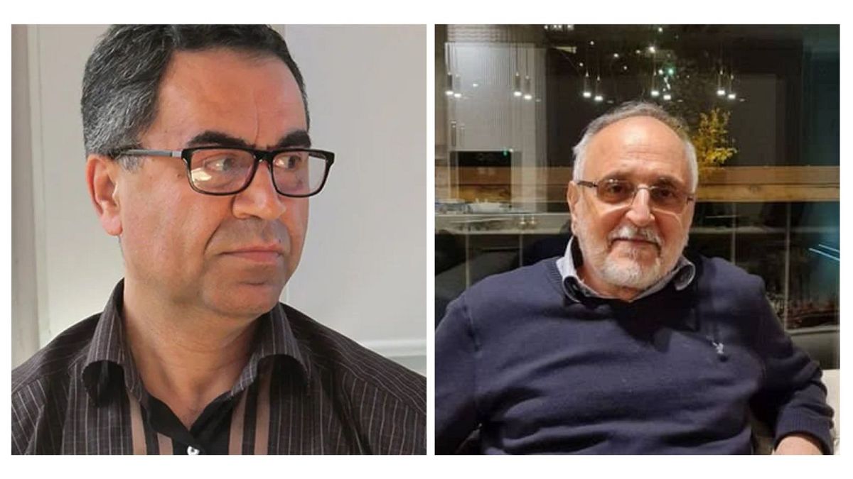 اکبر اعلمی سمت راست، رضا علیجانی سمت چپ