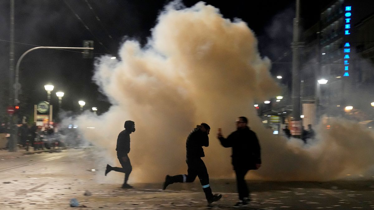 Protesters clash with police in Athens over 2023 rail disaster