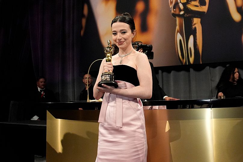 Mikey Madison, winner of Best Actress for Anora, attends the Oscars Governors Ball on Sunday, 2 March 2025, in Los Angeles.