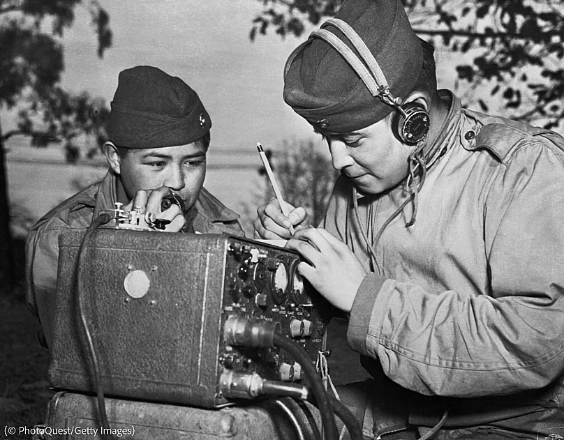 Navajo kódírók a 2. világháborúban