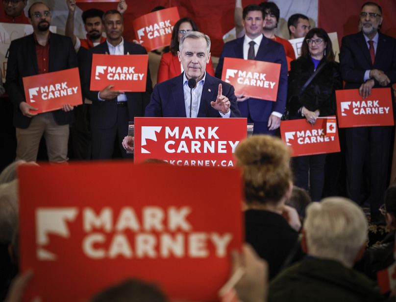 Mark Carney in Calgary, Alberta, 4. März 2025.