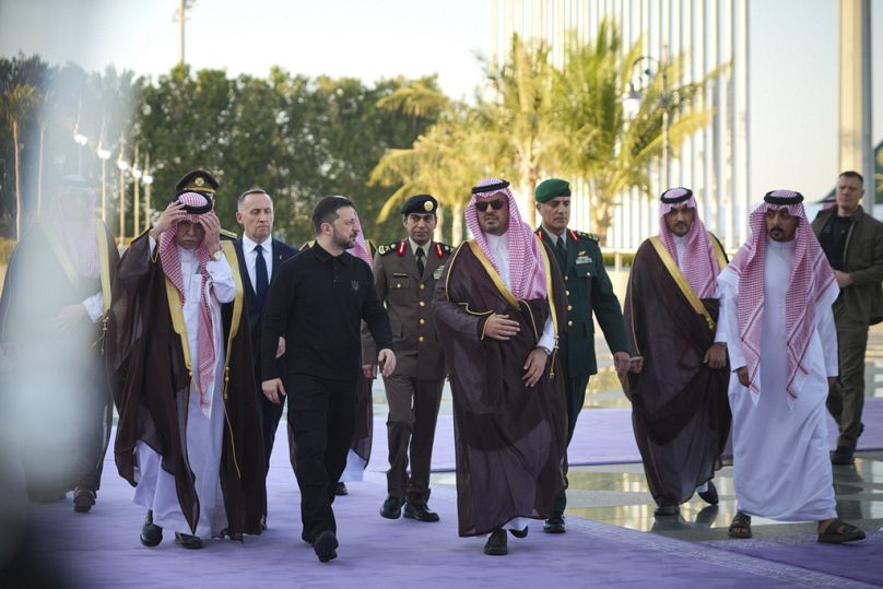 Zełenski poleciał na rozmowy do Arabii Saudyjskiej