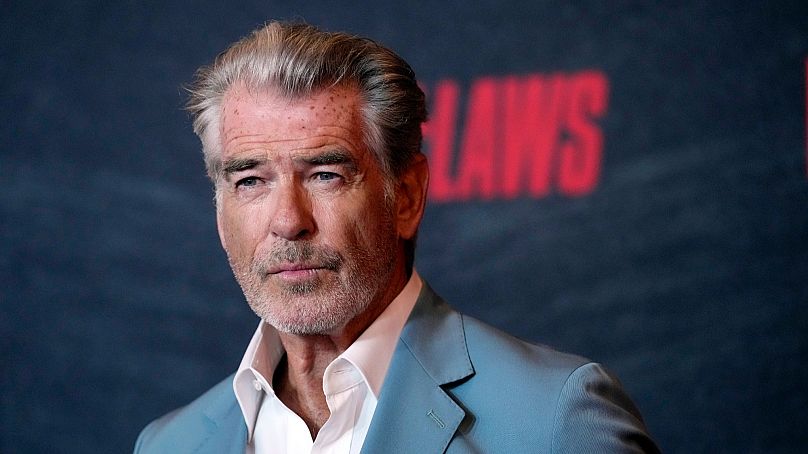 Pierce Brosnan attends The Out-Laws special screening at Regal LA Live, Los Angeles, on June 26, 2023.