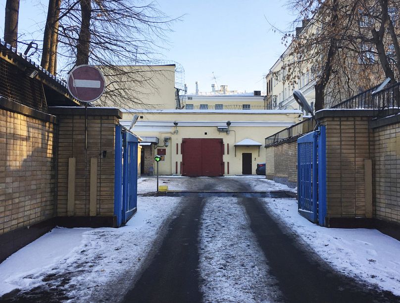 Une entrée de la prison de Lefortovo, à Moscou, en Russie, vendredi 30 novembre 2018. 