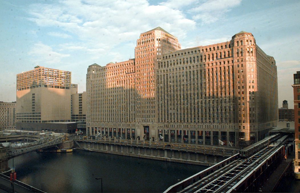 Le Merchandise Mart au style Art Déco, à Chicago