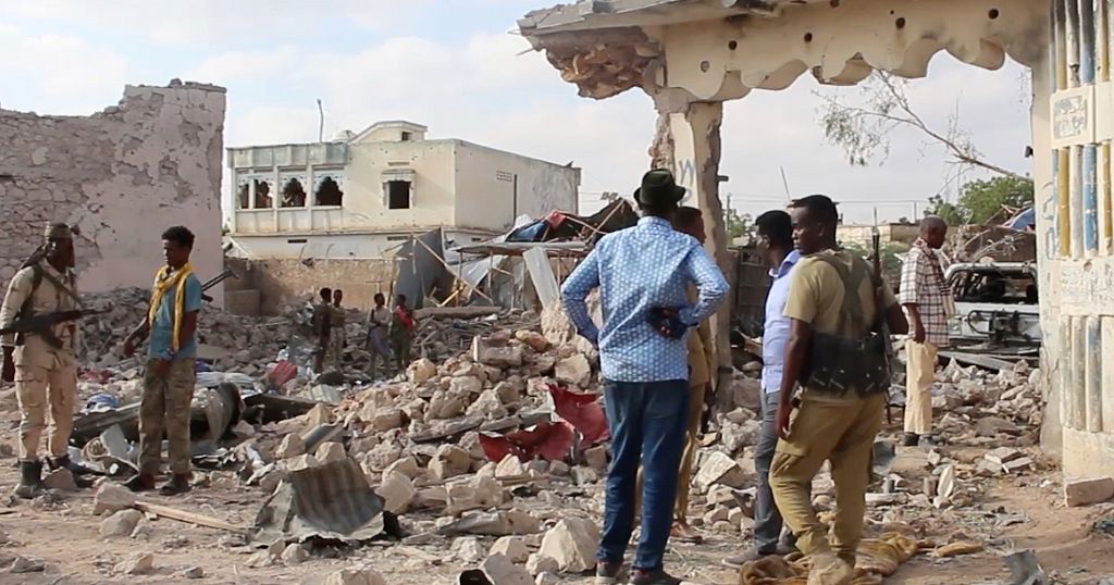 Somali forces end a 24-hour siege by al-Shabab militants on a hotel