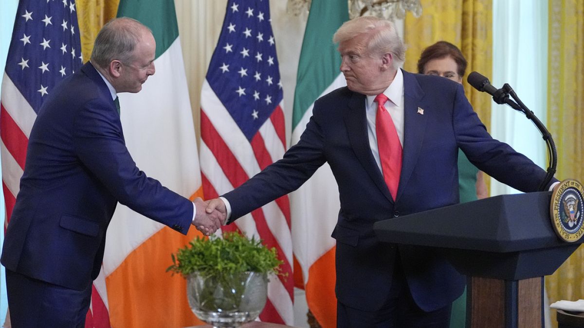 Trump says Ireland cheats US as its leader joins him in White House