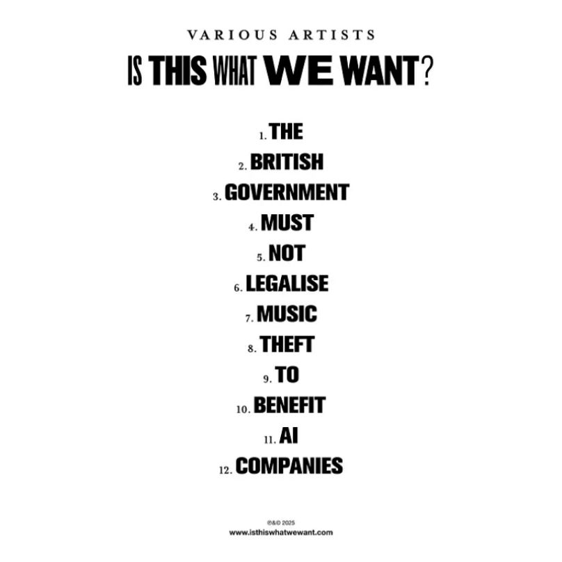 Liste des titres de l'album "Is This What We Want ?"