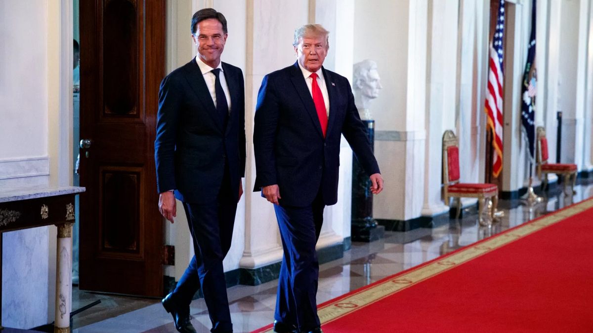 Trump ve Rutte Trump ve Rutte