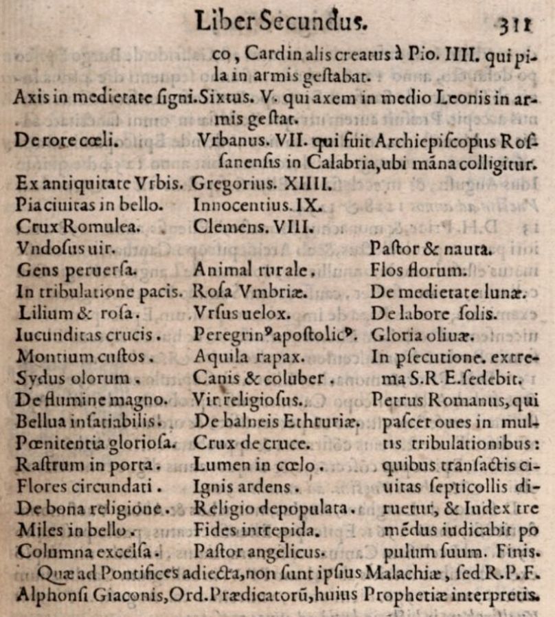 Die Prophezeiungen des Melachias