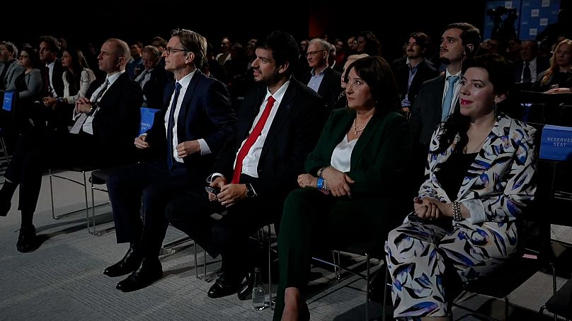 Od prawej: Dominika Ćosić, Agnieszka Laskowska, Pedro Vargas David, Claus Strunz, 13.03.2025, Warszawa