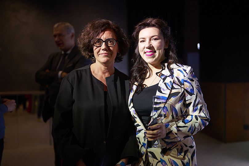 Ana Lazaro Bosch i Dominika Ćosić na spotkaniu w Warszawie, 13.03.2025