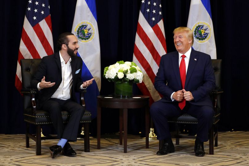 Le président Donald Trump rencontre le président Nayib Bukele à New York en 2019