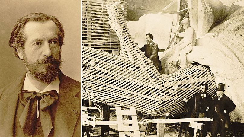 Bartholdi és a szobor előkészítése Párizsban