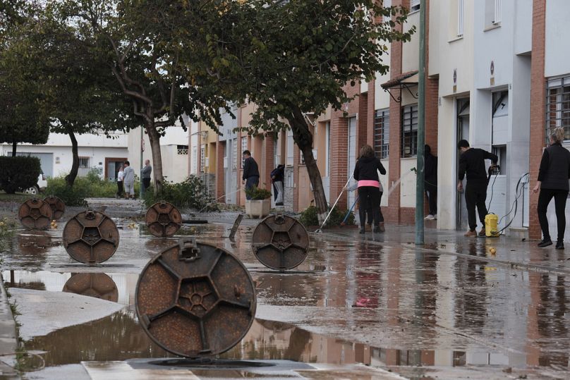 Sprzątanie po wielkiej wodzie, Campanillas, Malaga, 18.03.2025