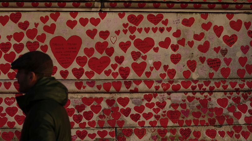 Covid Memorial Wall in London