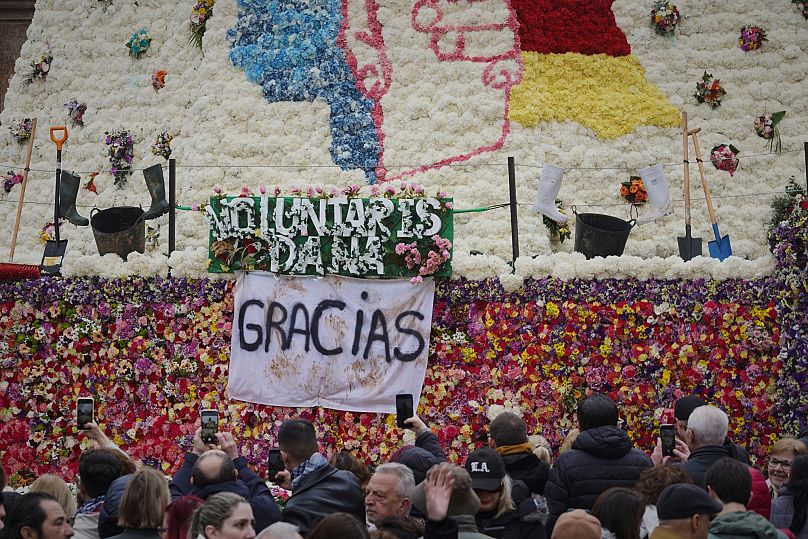 Parte del manto de la Virgen. 