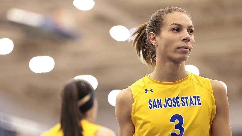 Blaire Fleming, a San Jose egyetem transznemű röplabdása