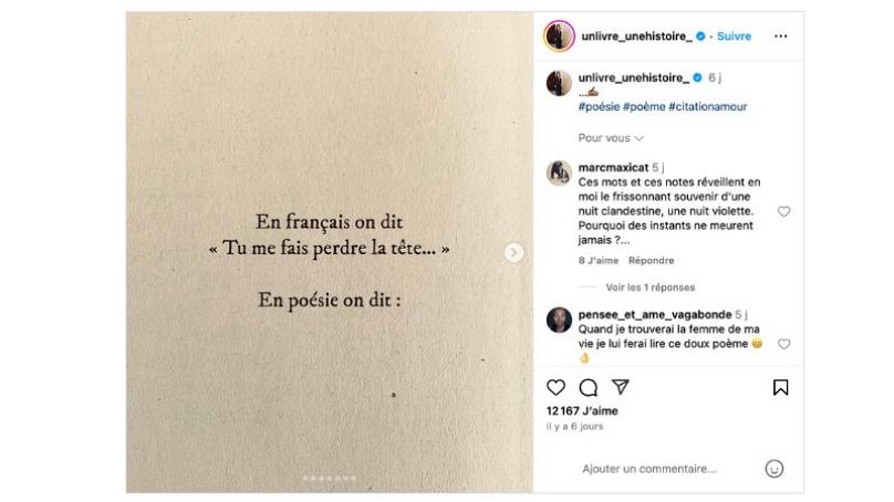 Marion Fritsch's Instagram poems look like they were handwritten on paper