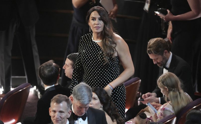 L'attrice Karla Sofía Gascón prima degli Oscar domenica 2 marzo 2025 al Dolby Theatre di Los Angeles