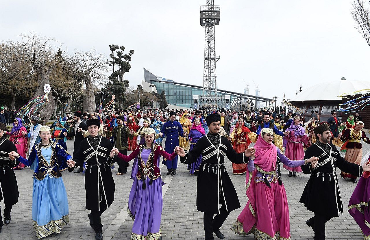 A Nowruz celebration in Azerbaijan.