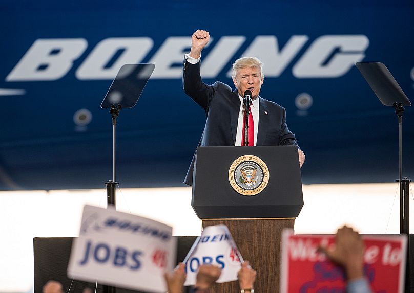 Trump kampánybeszéde a Boeing dél-karolinai üzemében