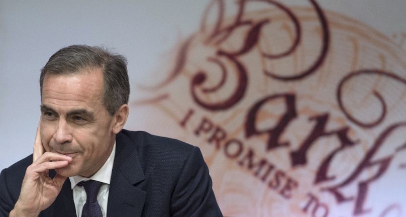 Mark Carney a Bank of England kormányzójaként, 2015 februárjában
