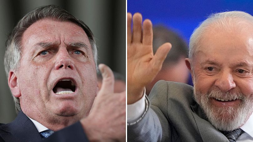 Jair Bolsonaro korábbi, és Luiz Inacio Lula da Silva jelenlegi brazil elnök