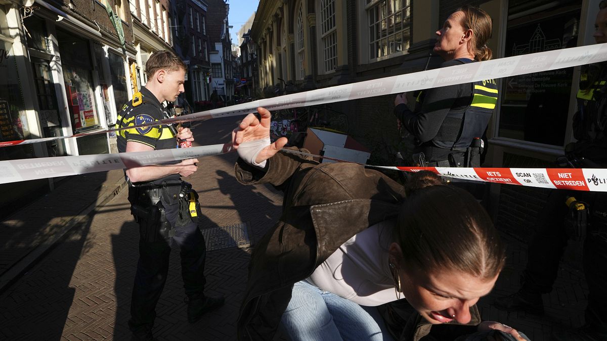 At least five people injured in stabbing in central Amsterdam, police say