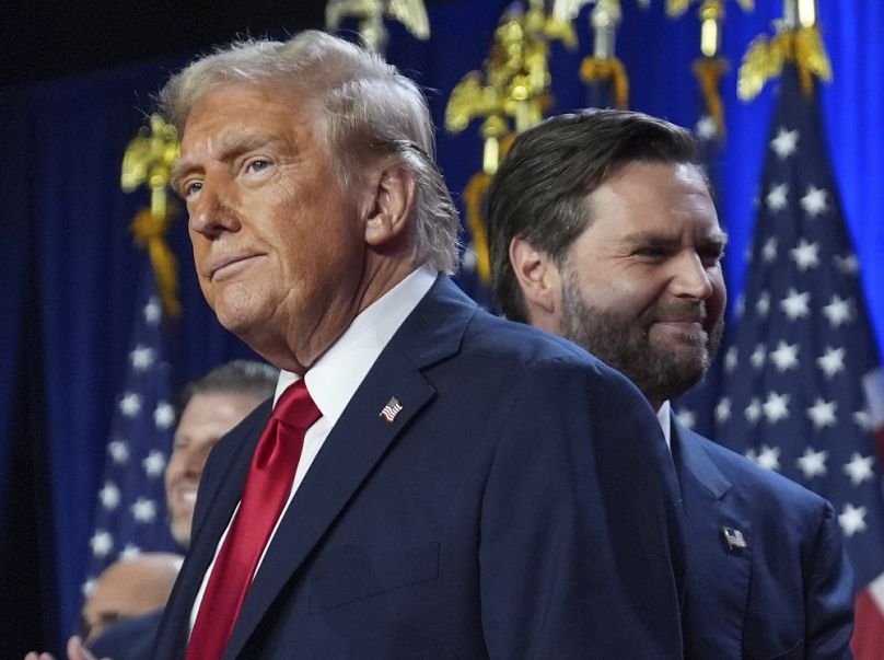 Donald Trump és JD Vance 2024 novemberében