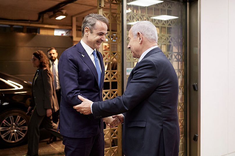 Κυριάκος Μητσοτάκης και Μπέντζαμιν Νετανιάχου