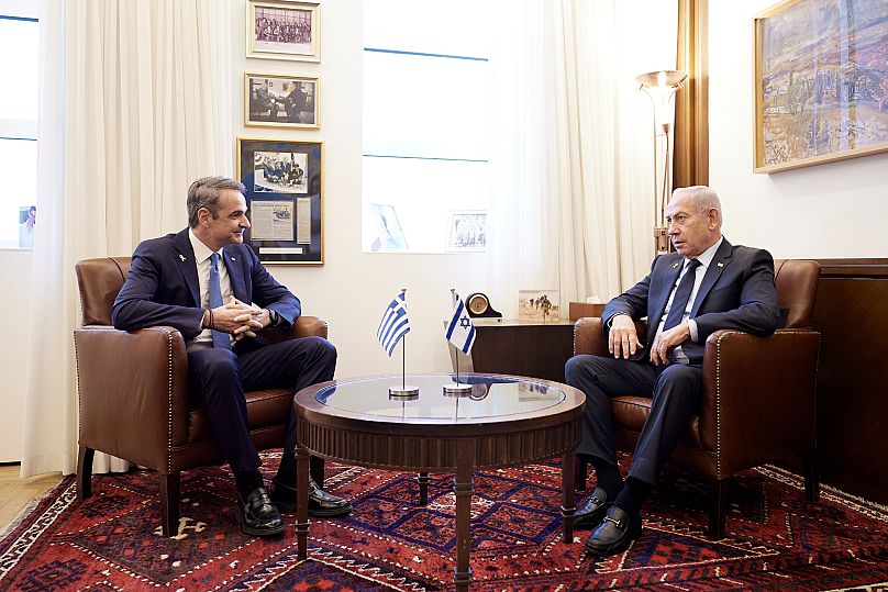 Κυριάκος Μητσοτάκης και Μπέντζαμιν Νετανιάχου