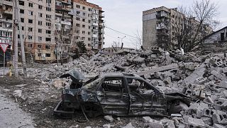  Σε αυτή τη φωτογραφία που παραχωρήθηκε από την υπηρεσία Τύπου της 93ης Χωροφυλακής της Ουκρανίας Kholodnyi Yar Separate Mechanized Brigade, μια άποψη του Pokrovsk, 25 Μαρτίου 2025