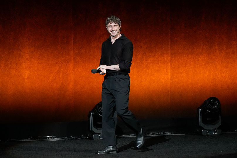 Paul Mescal, CinemaCon'da Sony Pictures sunumunda tanıtıldı, 31 Mart 2025.