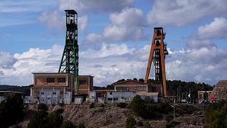 Imagem de arquivo da mina de potássio de Cabanasses de Súria, situada 80 quilómetros a noroeste de Barcelona, que ruiu em 2023.