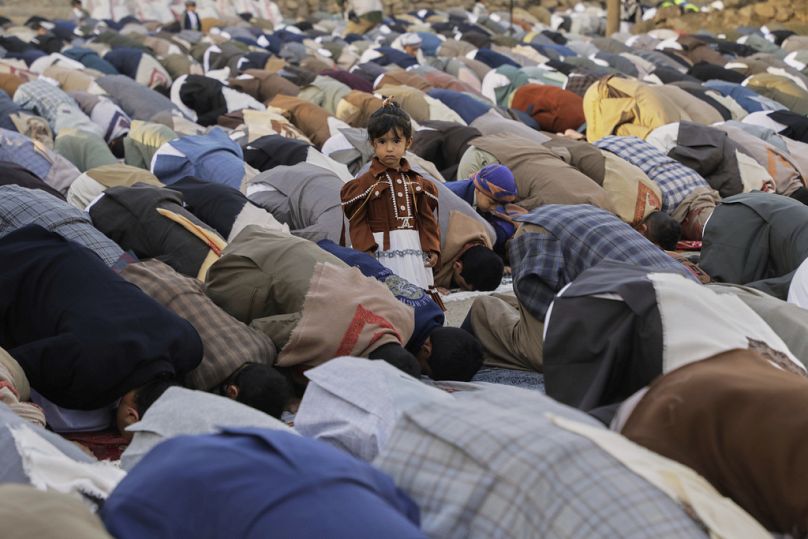 Jemeniek a Ramadán utolsó napján